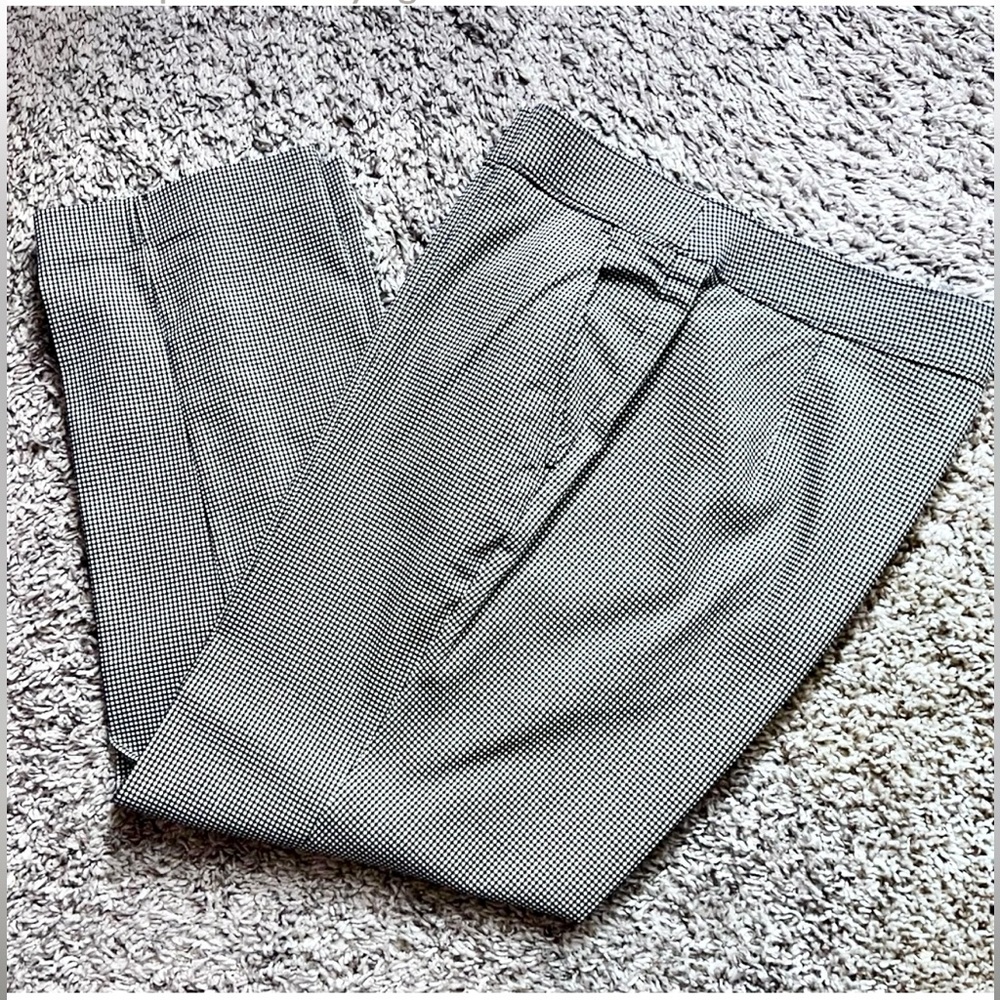 NWOT - Black and White Checkered Crop Pants